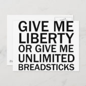 自由与えと自由と与え自由と自由の両方 ポストカード (正面/裏面)