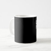 自由主義がコーヒーのマグをおもしろい治す コーヒーマグカップ (正面左)