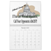 自由主義のなレッスンカレンダー2012年 カレンダー (1月 2026)