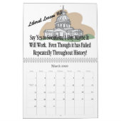 自由主義のなレッスンカレンダー2012年 カレンダー (3月 2026)