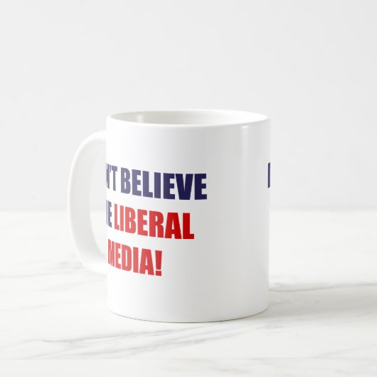 自由主義のな媒体 コーヒーマグカップ (正面左)
