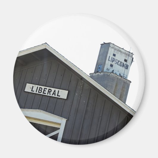 自由主義のミズーリ/リプスコムエレベーターマグネット マグネット (正面)