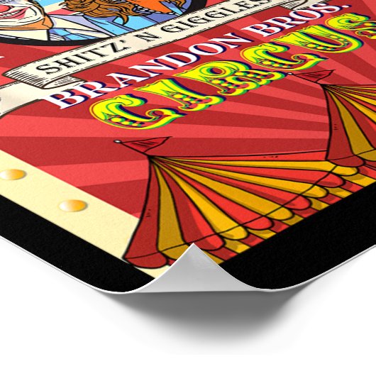 自由主義の民主党サーカスダンブストハリス分隊おもしろいT ポスター (角)