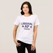 自由主義のAF – レジスト – ' トライブレンドＴシャツ (正面全面)