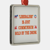 自由主義は共産主義にすぎない メタルオーナメント (右)