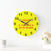 自由主義は共産主義にすぎない ラージ壁時計 (ホーム)