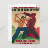 自由主義への社会主義過激主義 ポストカード (正面/裏面)