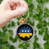 自由主義的なパーティーのヤマアラシのロゴの大きいキーホルダー キーホルダー (手)