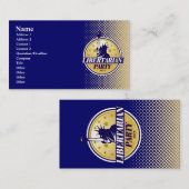 自由主義的なパーティーの名刺 名刺 (正面/裏面)