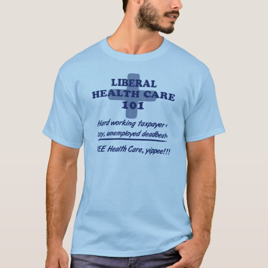 自由主義的医療101反改革Tシャツ Tシャツ (正面)