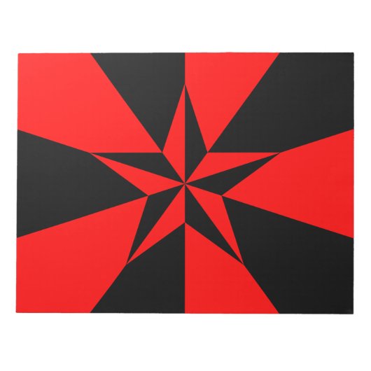 自由主義社会主義国旗 ノートパッド (正面)