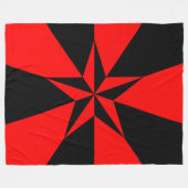 自由主義社会主義国旗 フリースブランケット (正面(横))