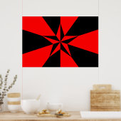 自由主義社会主義国旗 ポスター (キッチン)