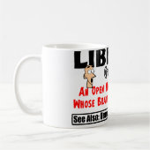 自由主義者の定義 コーヒーマグカップ (左)