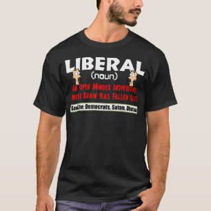 自由主義者の定義 Tシャツ