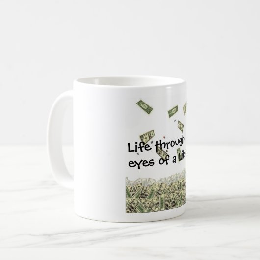 自由主義者の目を通して見た生命 コーヒーマグカップ (正面左)