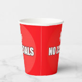 自由主義者はいない 紙コップ (右)