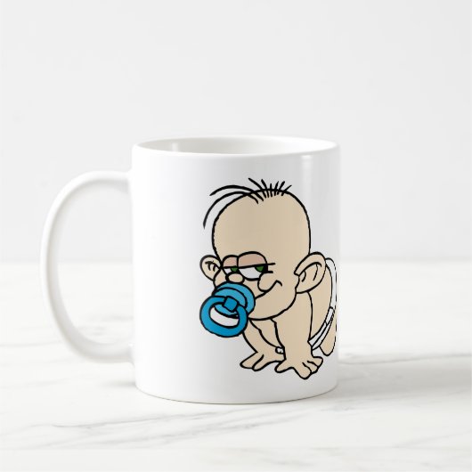 自由主義者はベビーのマグを引き裂きます コーヒーマグカップ (左)