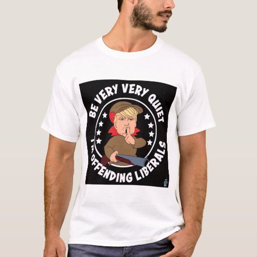 自由主義者を怒らせてる Tシャツ (正面)