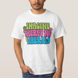 自由主義者を想像しないで下さい Tシャツ