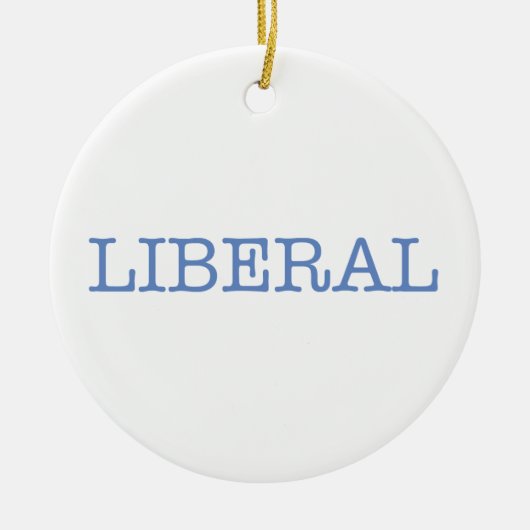 自由主義者 セラミックオーナメント (正面)