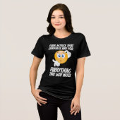 自由主義=神がTシャツを嫌うすべてのもの トライブレンドTシャツ (正面全面)