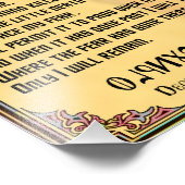 自由人に恐怖に対してほとんど反応しない フォトプリント (角)