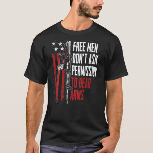 自由人頼は武器の携帯を禁ず Tシャツ