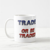 自由企業活動貿易または取引マグカップ コーヒーマグカップ (左)