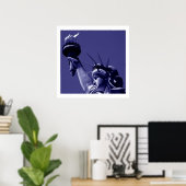 自由像ポスタープリント白縁ど ポスター (ホームオフィス)