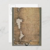 自由党のマグナ・カルタ、第3版 ポストカード (正面/裏面)