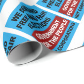 自由公正な選挙 ラッピングペーパー (ロールコーナー)