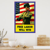 自由労働が勝つ～ヴィンテージ大戦2 ポスター (キッチン)