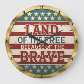 自由勇者の国 ラージ壁時計 (正面)