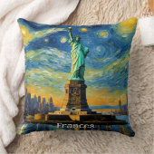 自由印象主義の像 クッション (ブランケット)