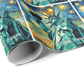 自由印象主義の像 ラッピングペーパー (ロールコーナー)