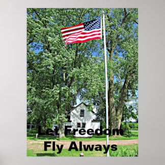 自由国旗 ポスター