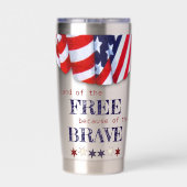 自由地の勇者 保温保冷タンブラー (背面)