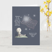 自由地 カード (黄色い花)