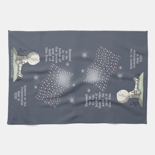 自由地 キッチンタオル (横)