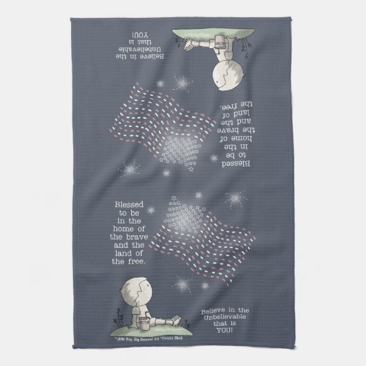 自由地 キッチンタオル (縦)