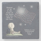 自由地 ストーンコースター (正面)