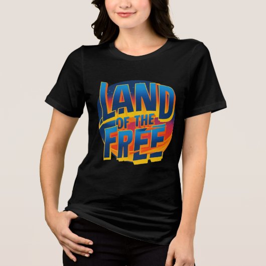 自由地 トライブレンドTシャツ (正面)