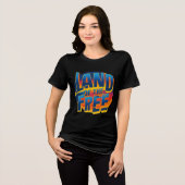 自由地 トライブレンドTシャツ (正面全面)