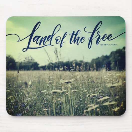 自由地 マウスパッド (正面)