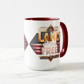 自由地 マグカップ (正面右)