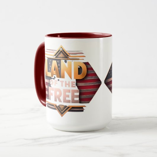 自由地 マグカップ (正面左)