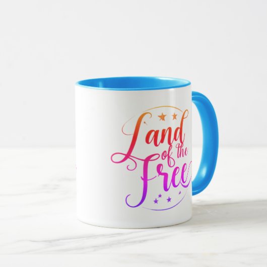 自由地 マグカップ (正面右)