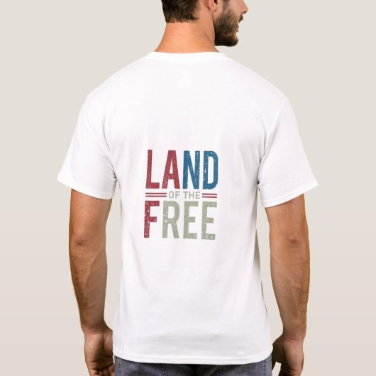 自由地 Tシャツ (裏面)