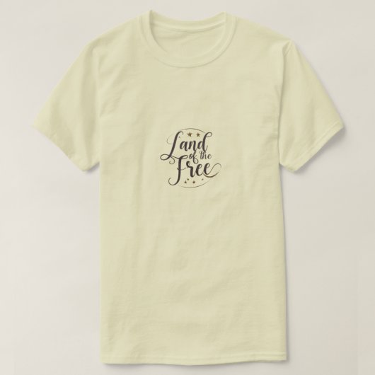 自由地 Tシャツ (デザイン正面)